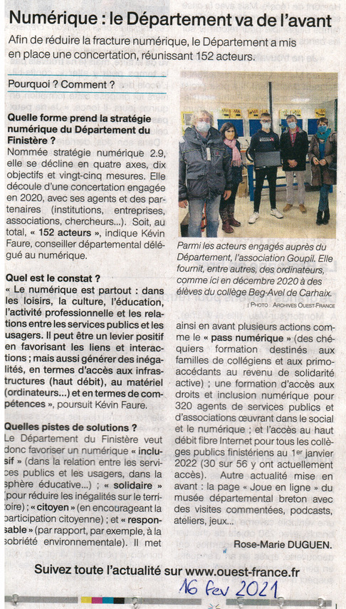 article de presse